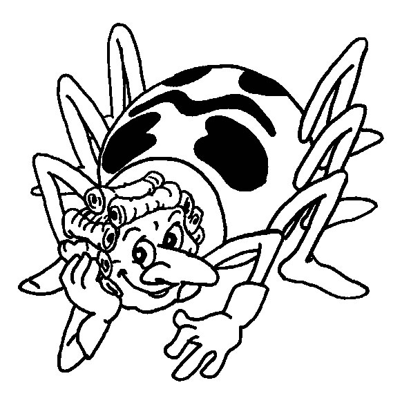 Maya the bee coloring pages