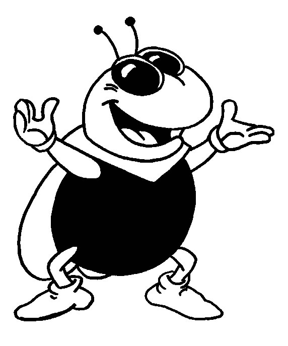 Maya the bee coloring pages