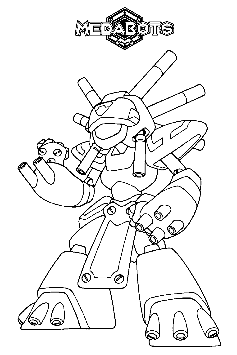 Medabots coloring pages