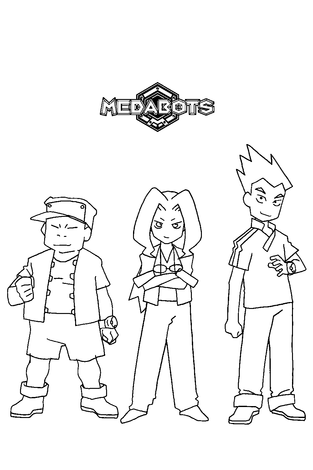 Medabots coloring pages