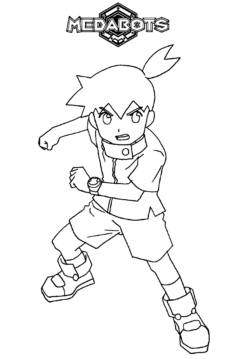 Medabots coloring pages