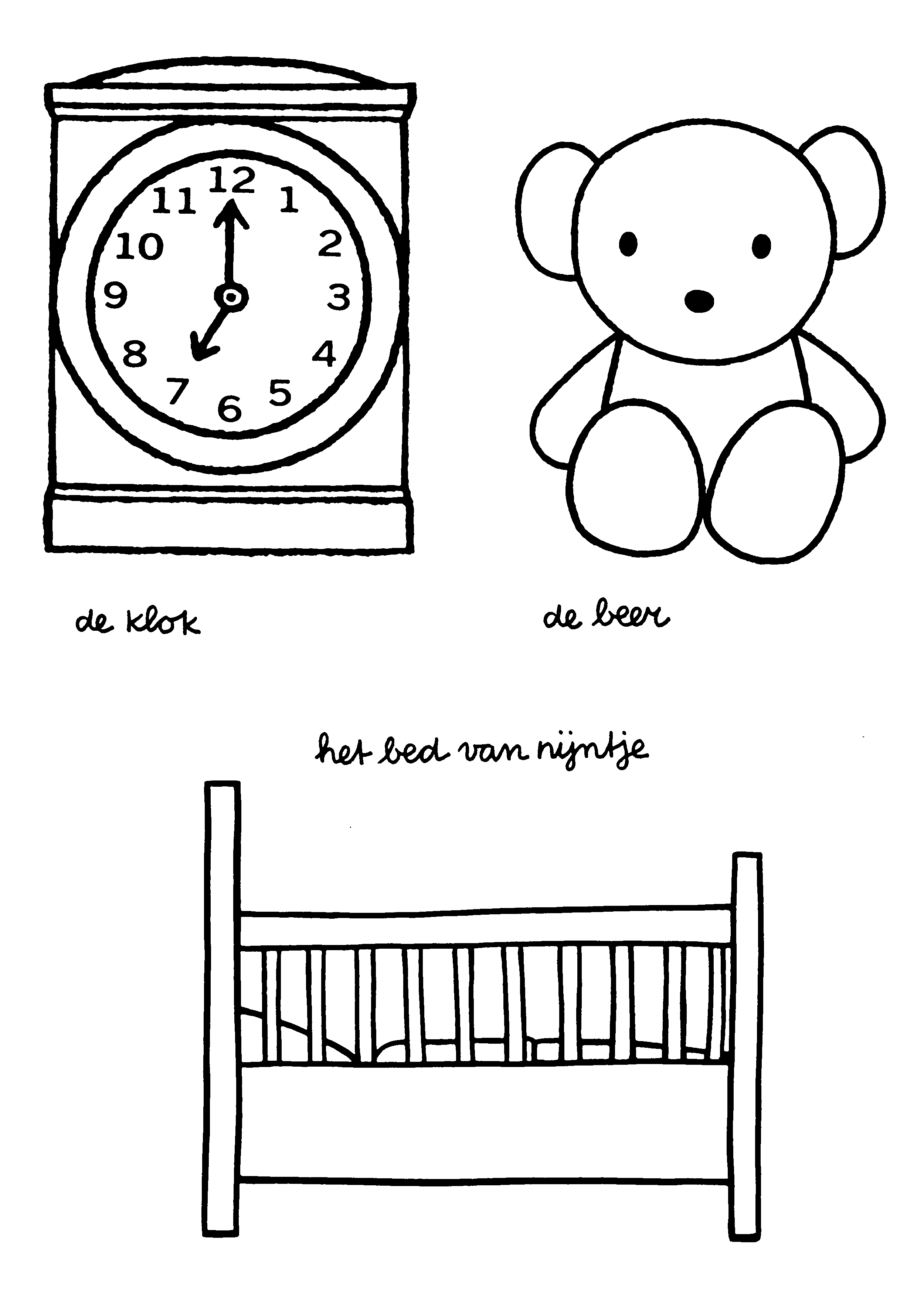 Miffy coloring pages