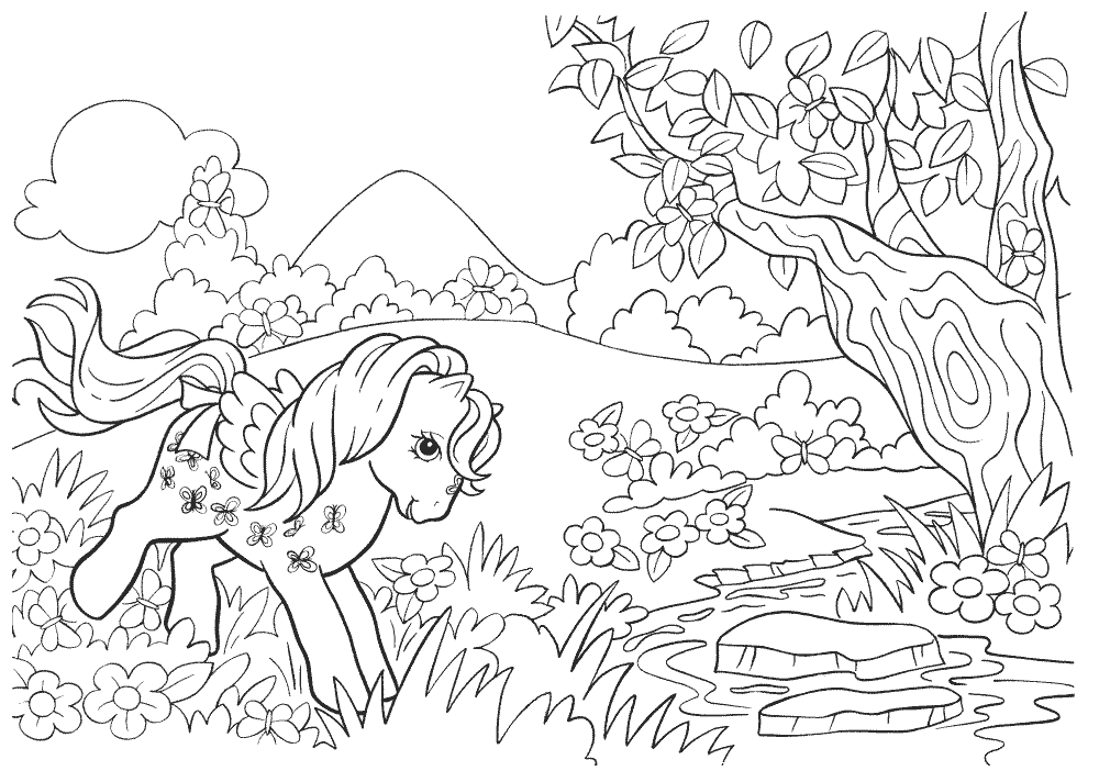 My little pony coloring pages