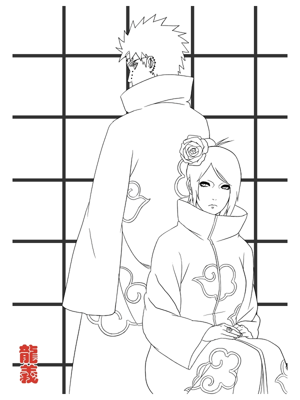 Naruto coloring pages