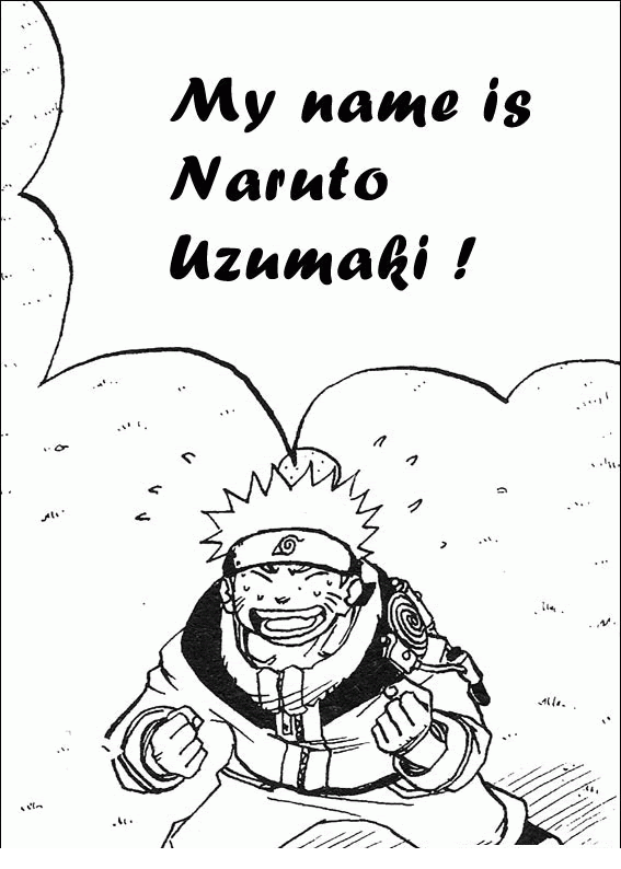 Naruto coloring pages