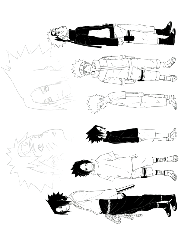 Naruto coloring pages