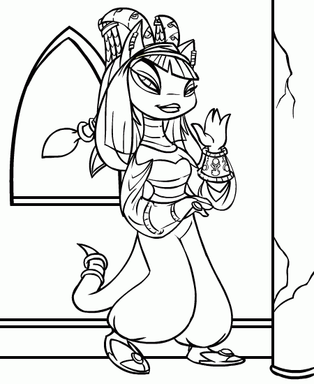 Neopets coloring pages