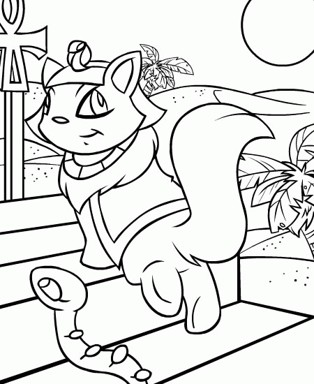 Neopets coloring pages