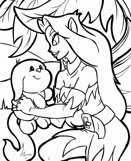 Neopets coloring pages