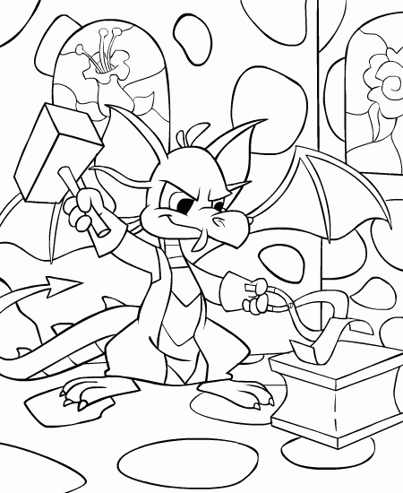 Neopets coloring pages