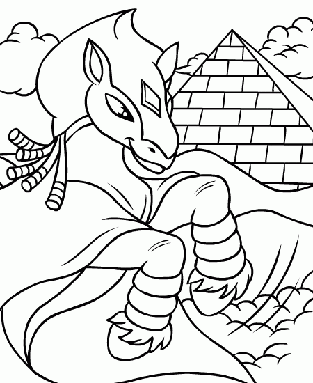 Neopets coloring pages