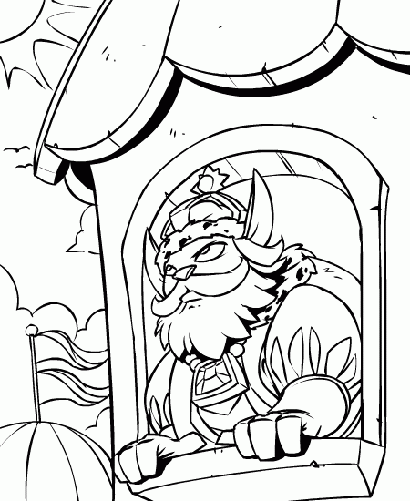 Neopets coloring pages