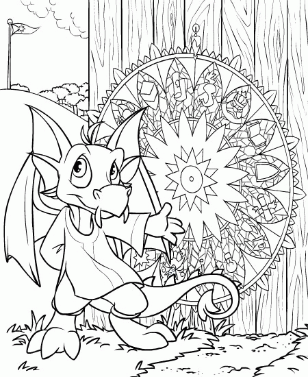 Neopets coloring pages