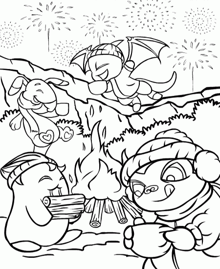 Neopets coloring pages