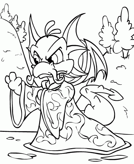 Neopets coloring pages