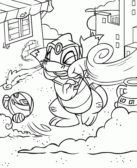 Neopets coloring pages