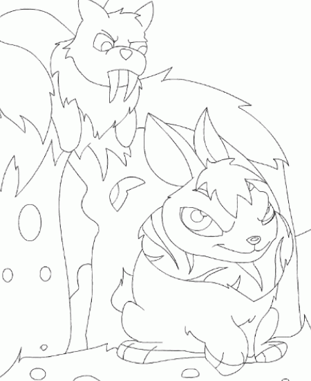 Neopets coloring pages