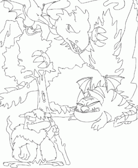 Neopets coloring pages