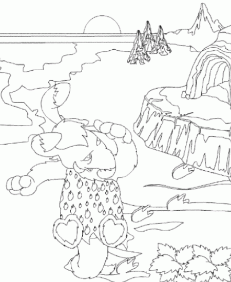 Neopets coloring pages