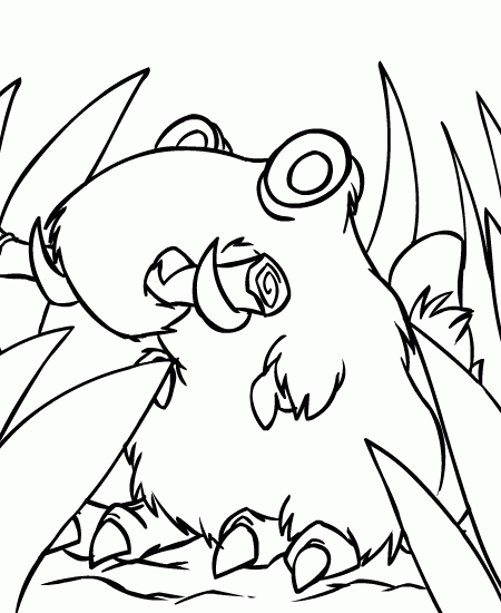 Neopets coloring pages