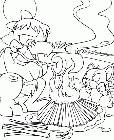 Neopets coloring pages