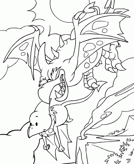 Neopets coloring pages