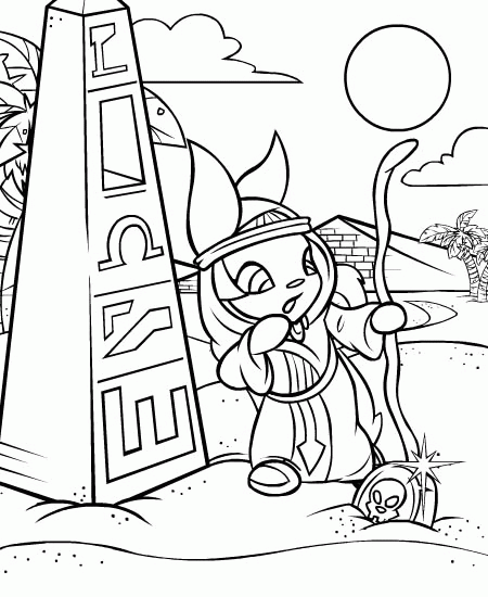 Neopets coloring pages