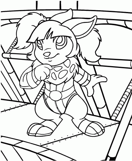 Neopets coloring pages