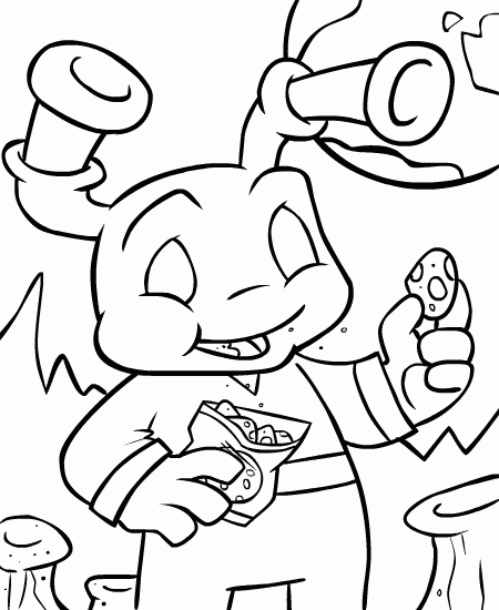 Neopets coloring pages