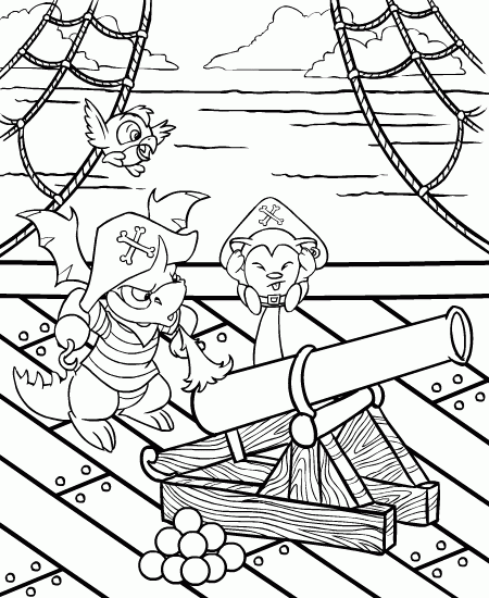 Neopets coloring pages