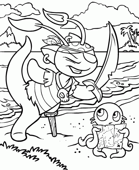 Neopets coloring pages