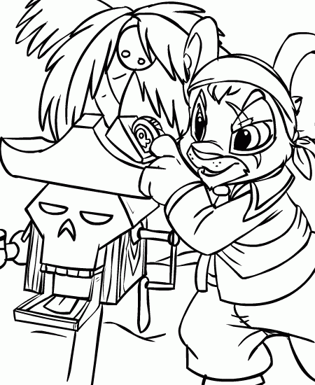 Neopets coloring pages