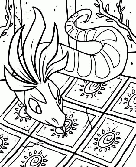 Neopets coloring pages