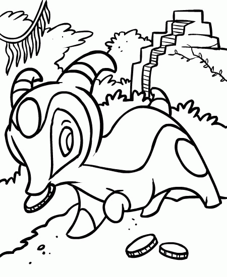 Neopets coloring pages