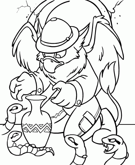 Neopets coloring pages