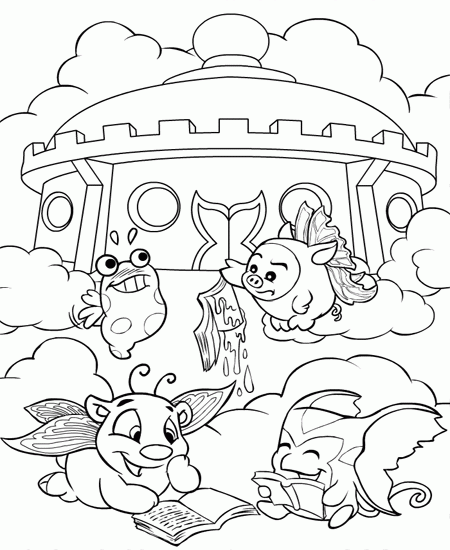 Neopets coloring pages