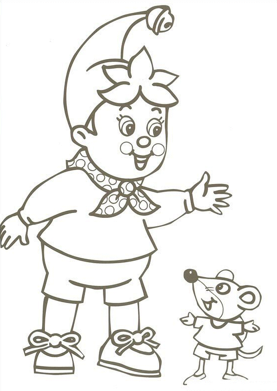 Noddy coloring pages