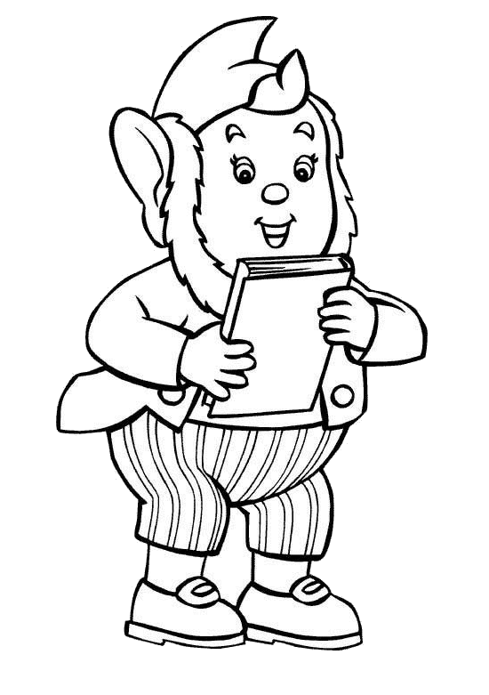 Noddy coloring pages