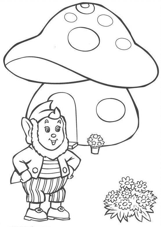 Noddy coloring pages