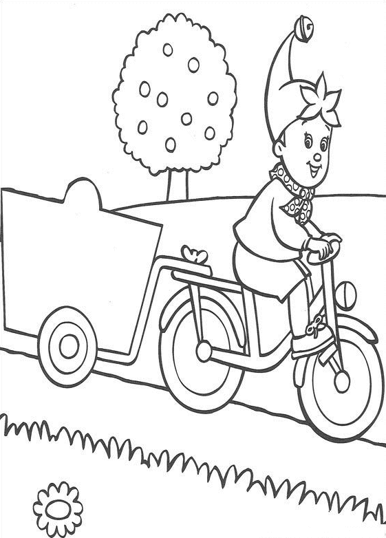 Noddy coloring pages