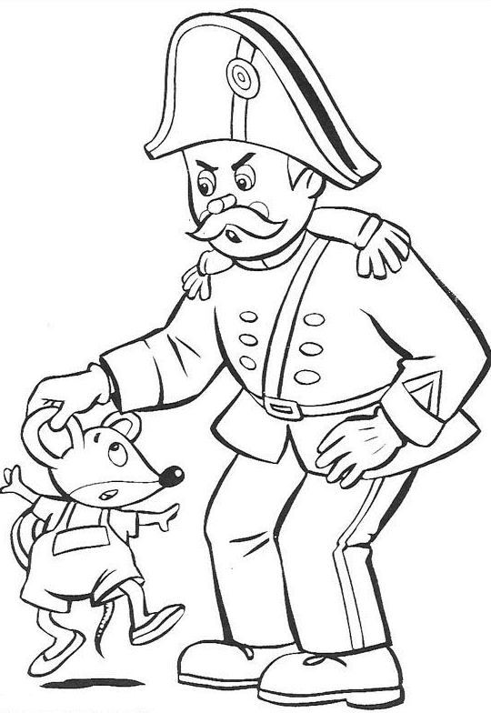 Noddy coloring pages