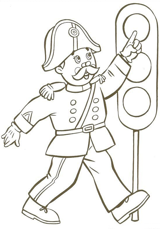 Noddy coloring pages