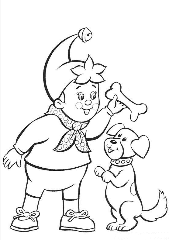 Noddy coloring pages