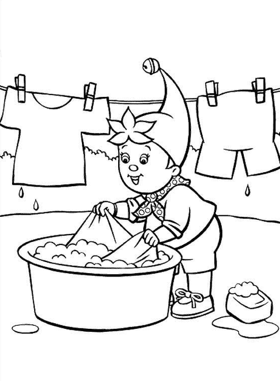 Noddy coloring pages