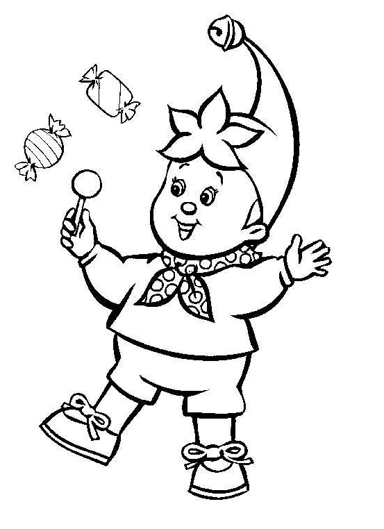 Noddy coloring pages