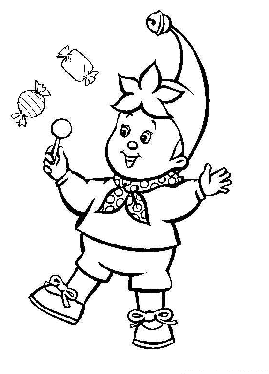 Noddy coloring pages