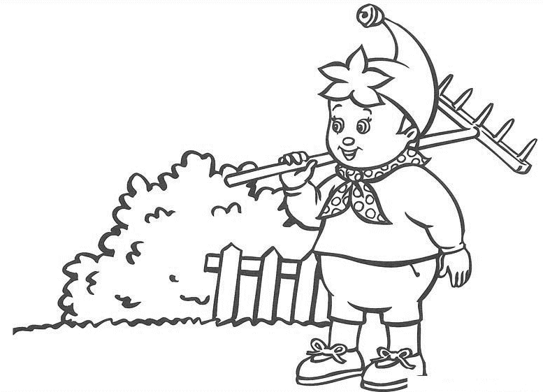 Noddy coloring pages