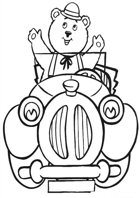 Noddy coloring pages