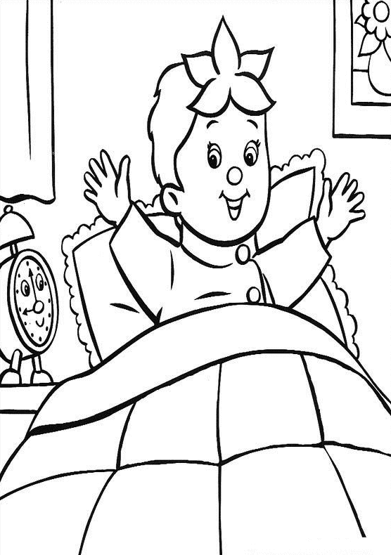 Noddy coloring pages