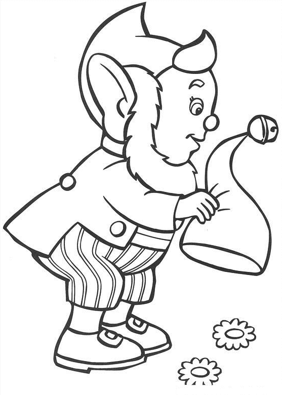 Noddy coloring pages